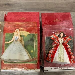 Barbie Holiday Ornament Set of 2 - 1997 and 2001